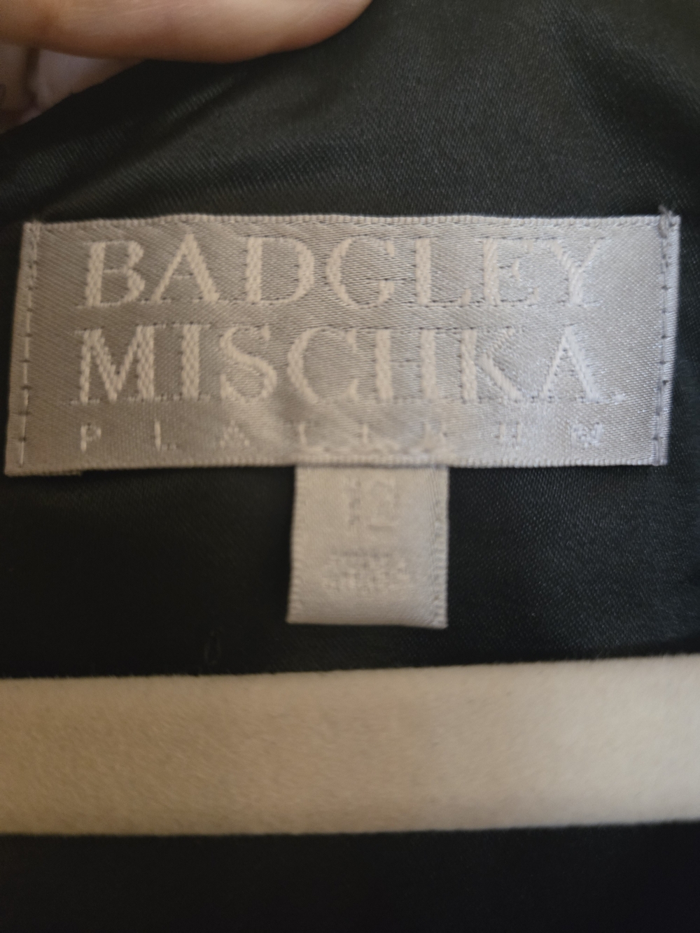 Badgley Mischka Black, Blue And Gold Fit And Flare - Picture 2 of 7